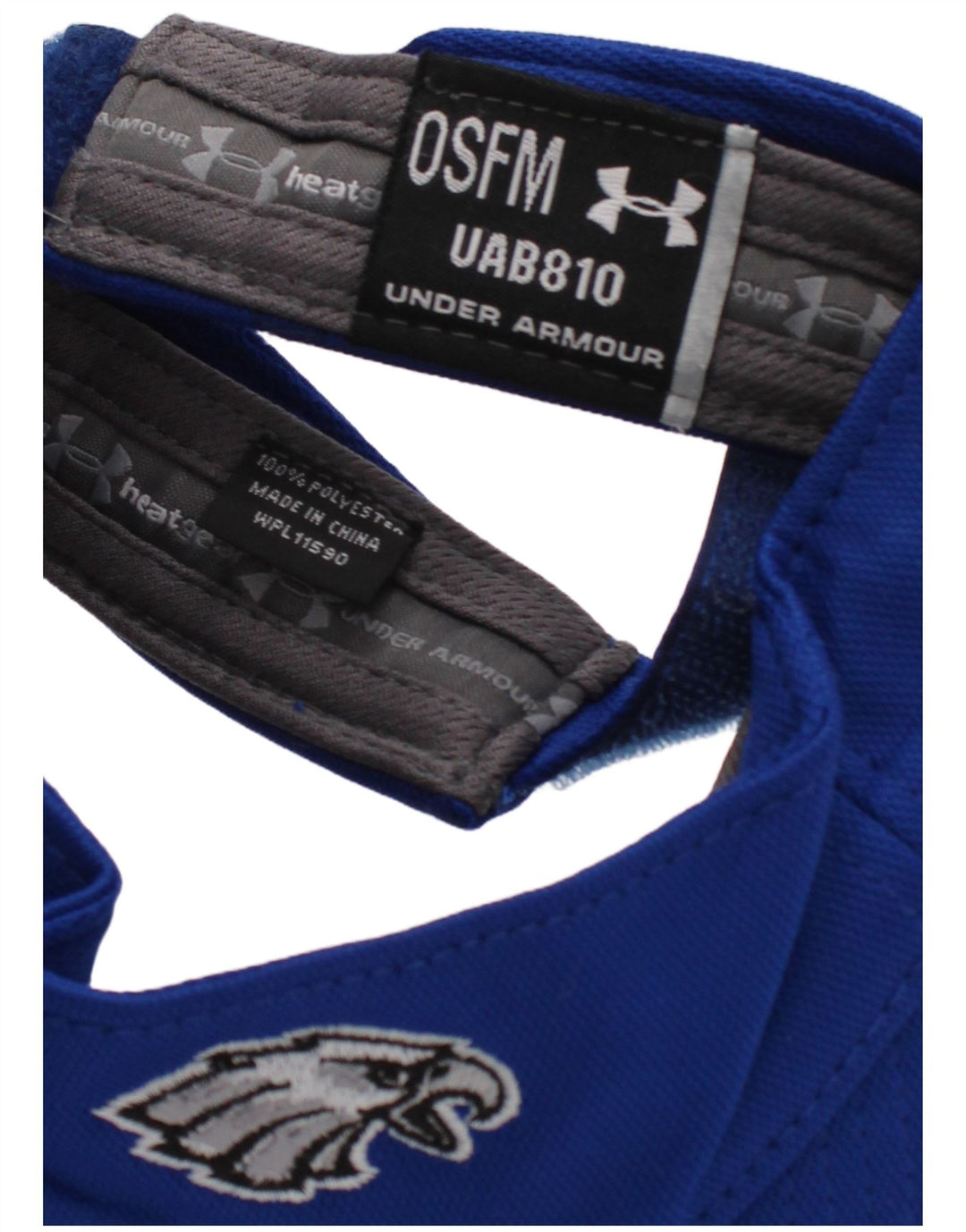 Under Armour Mens Graphic Visor Cap One Size Blue Polyester