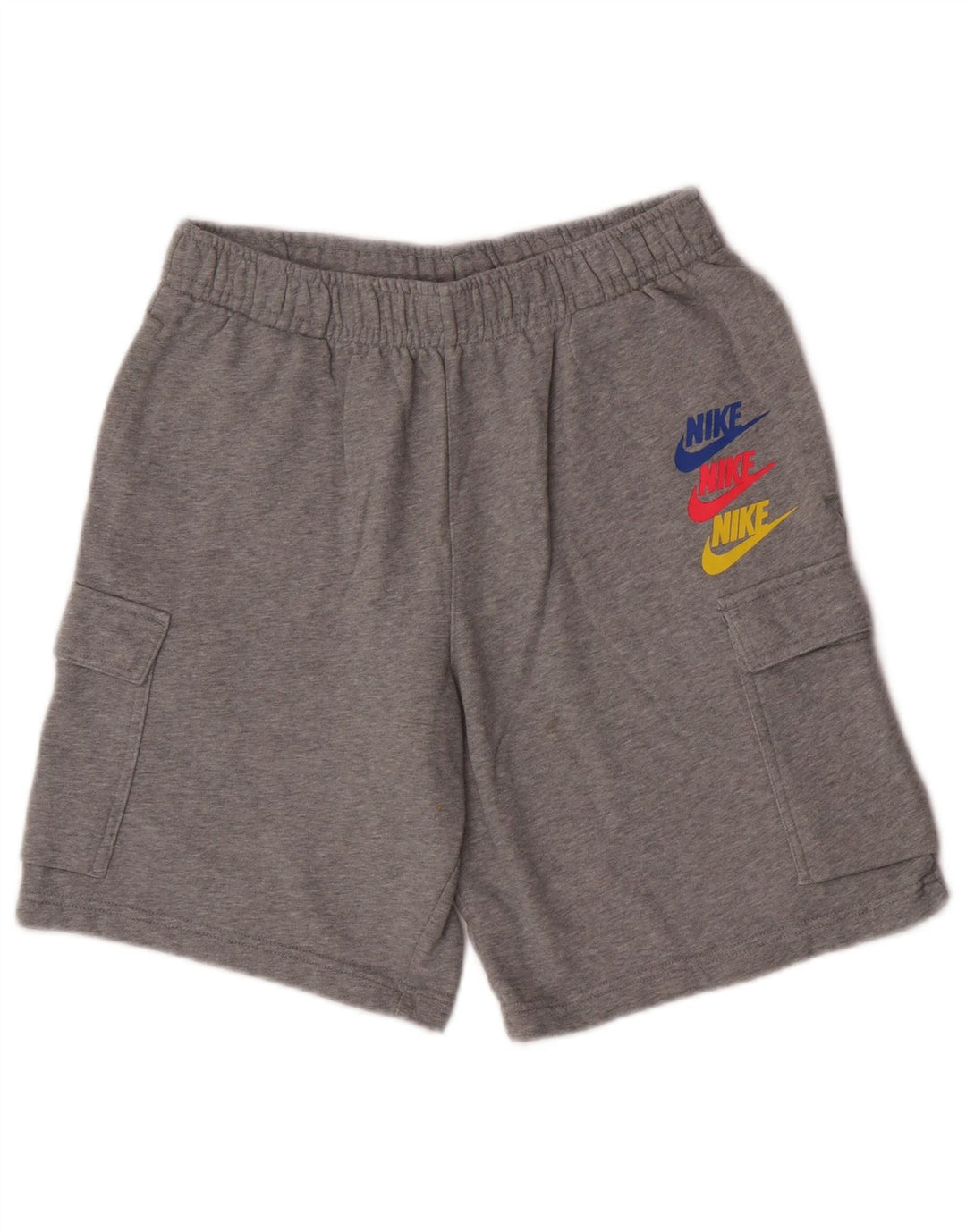 Nike Sportsshorts til mænd, små grå bomuld