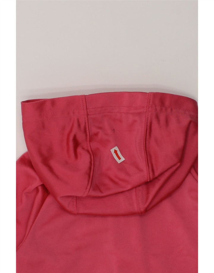 ADIDAS Girls Graphic Zip Hoodie Sweater 2-3 Years Pink Polyester | Vintage Adidas | Thrift | Second-Hand Adidas | Used Clothing | Messina Hembry 