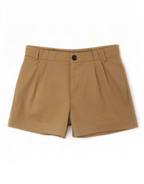 Pantaloni scurți casual pentru femei Zara Medium W28, bej, bumbac