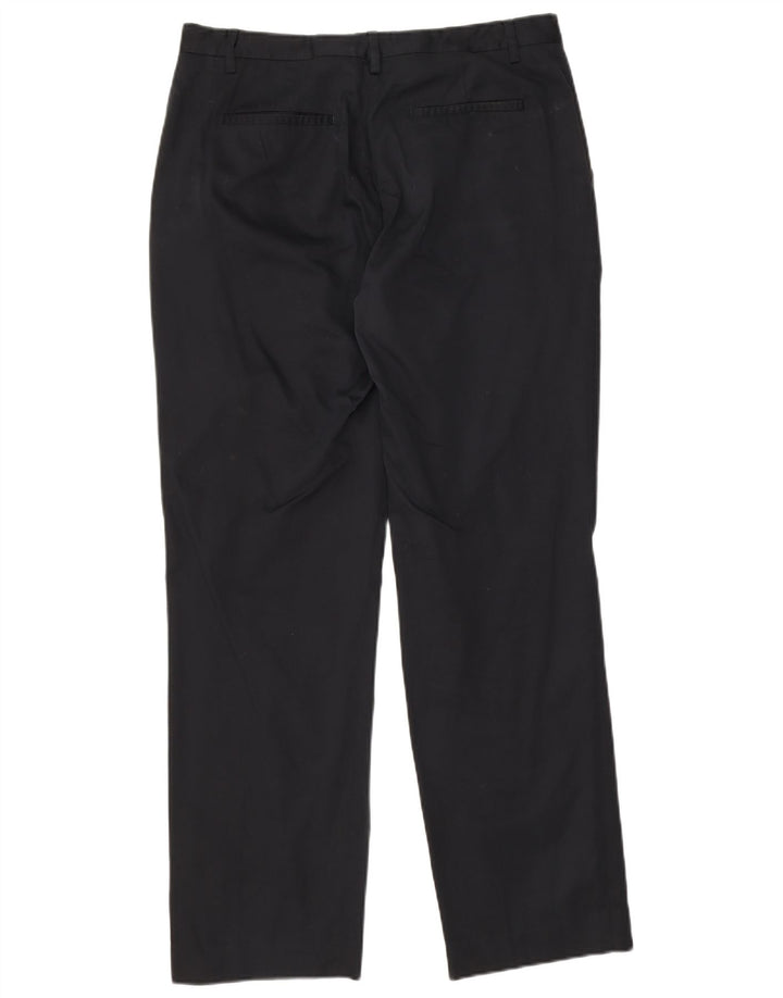 Ted Baker Mens Straight Suit Trousers W34 L30 Black Cotton
