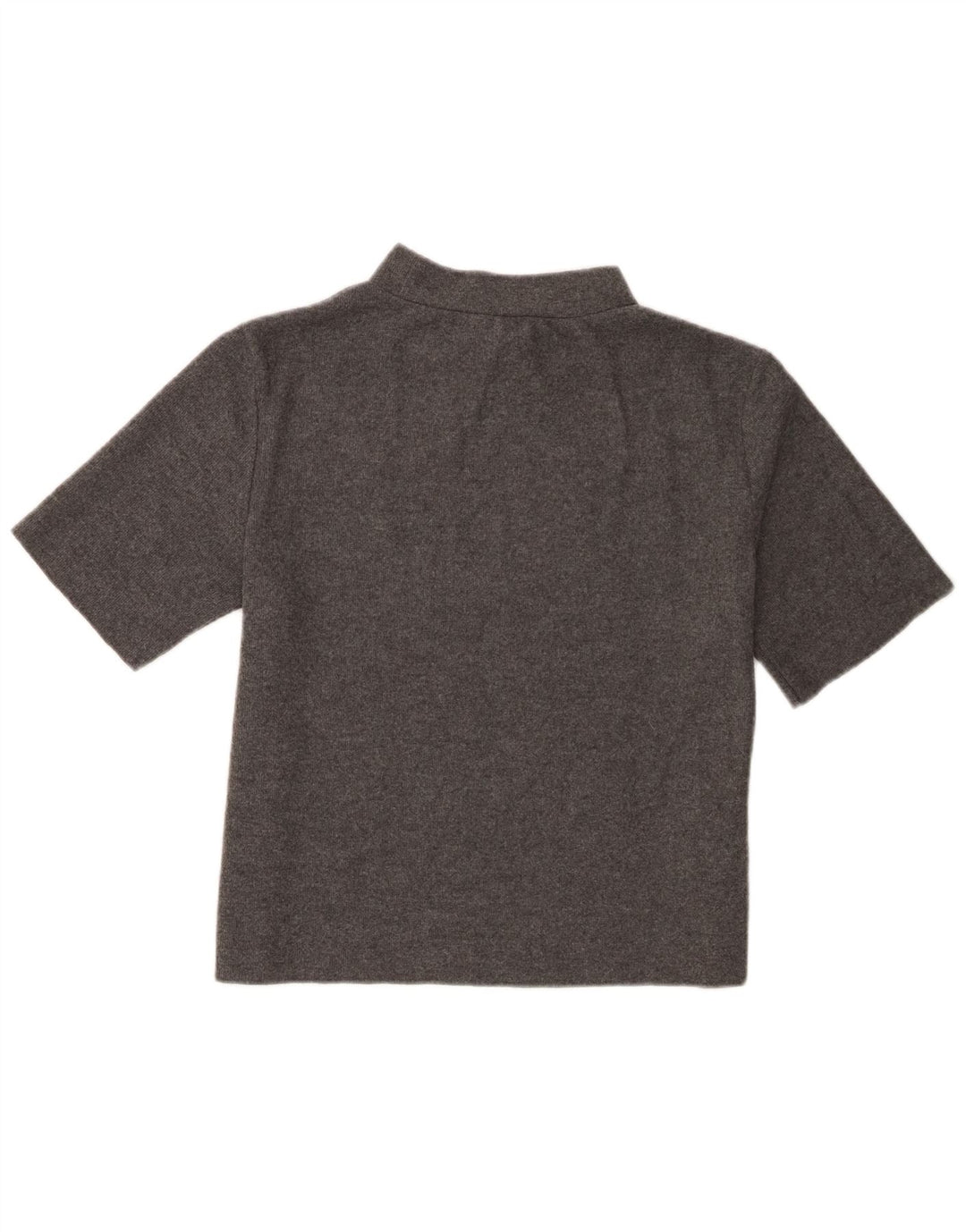 Zara Womens T-Shirt Top UK 14 Large Grey Polyester