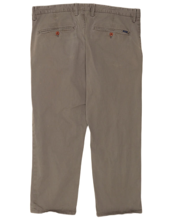 Pantaloni cropped da uomo Gant W38 L25 cotone grigio