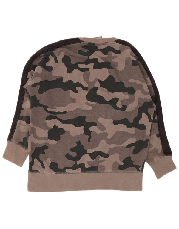 Champion Boys Graphic Sweatshirt Džemper 11-12 godina Sivi Kamuflažni Pamuk
