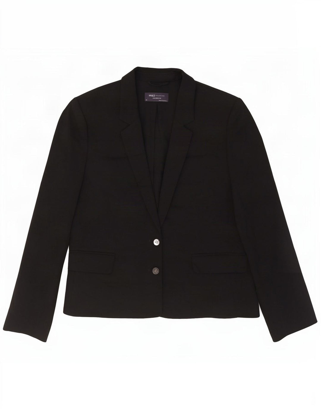 Giacca blazer da donna su misura Marks & Spencer UK 14 media nera