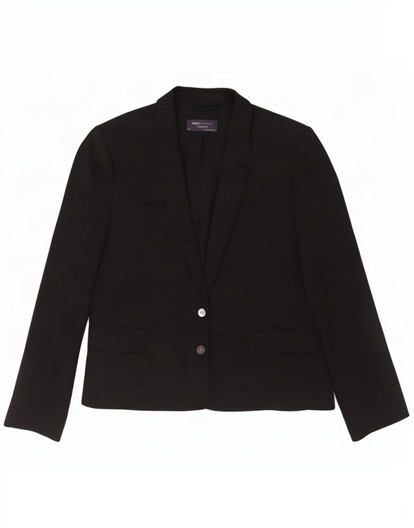 Jachetă pentru femei Marks & Spencer Tailored Fit Blazer UK 14 Medium Black