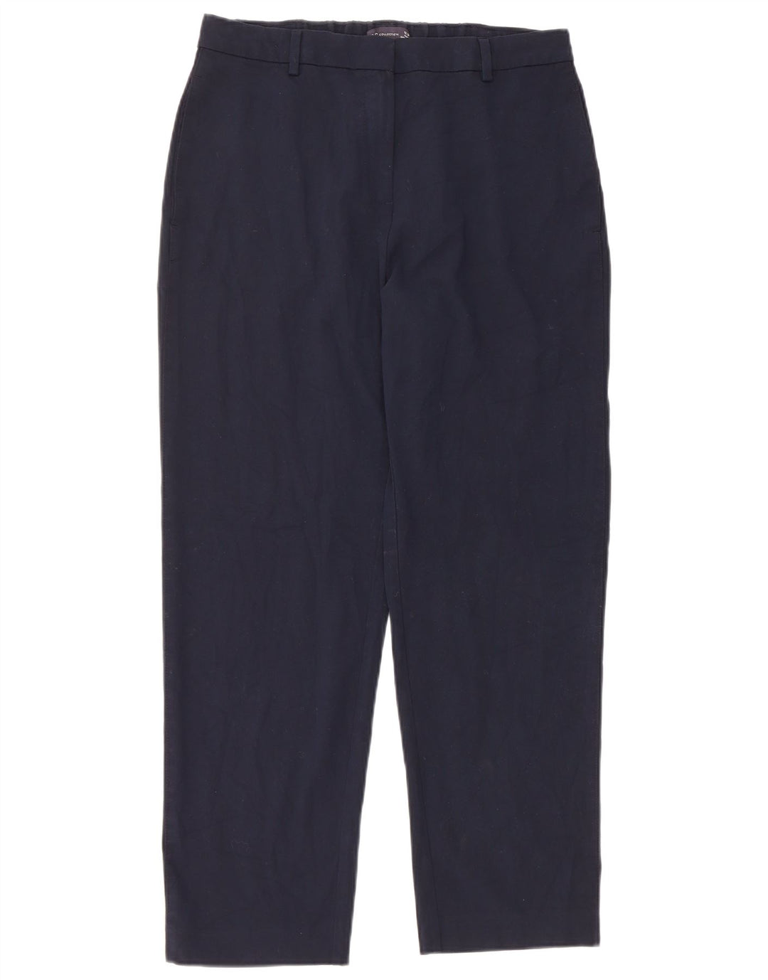 Marks & Spencer Womens Suit Trousers UK 12 Medium W30 L28 Navy Blue