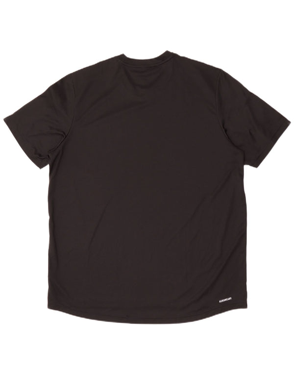 T-shirt Adidas Aeroready da uomo Top XL poliestere nero