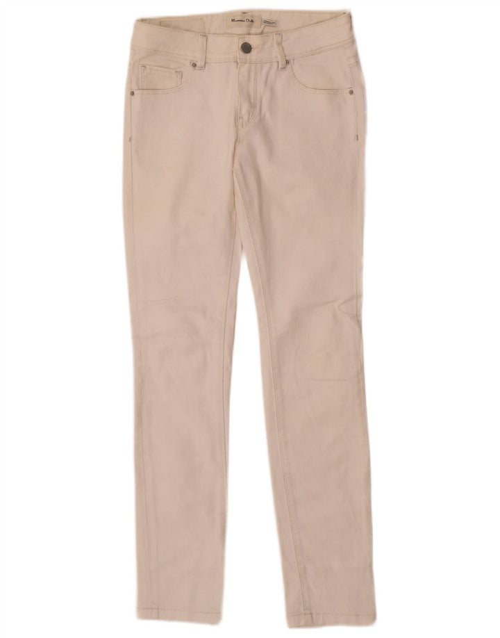 Massimo Dutti Damen Skinny Jeans W26 L28 Weiß