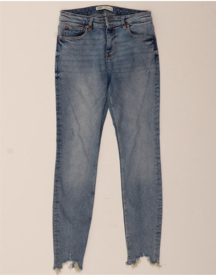 ZARA Womens Skinny Jeans US 6 Medium W28 L28 Blue Vintage Zara and Second-Hand Zara from Messina Hembry 