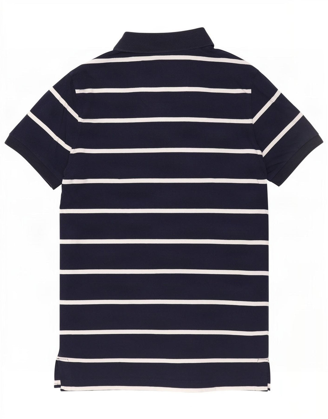 Polo da uomo Superdry in cotone a righe medie blu navy