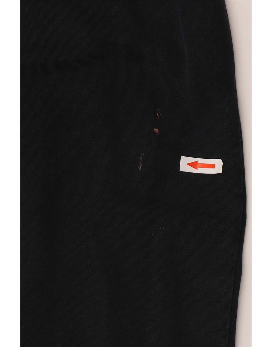 Marks & Spencer Womens Tracksuit Trousers UK 12 Medium  Navy Blue Cotton