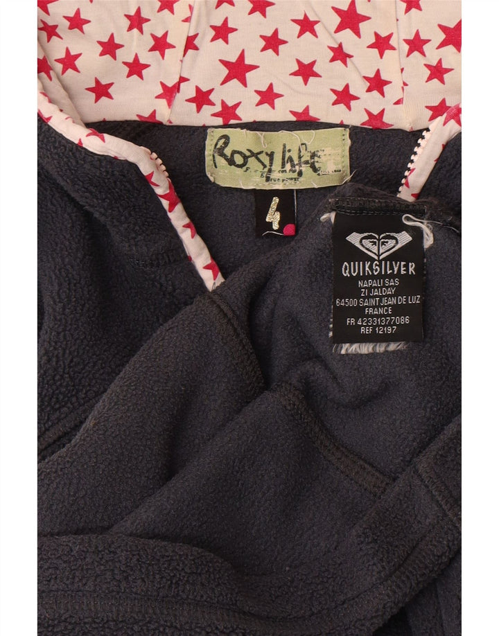 Quiksilver Damen Roxy Kapuzen-Fleecejacke US 4 Small Marineblau Polyester