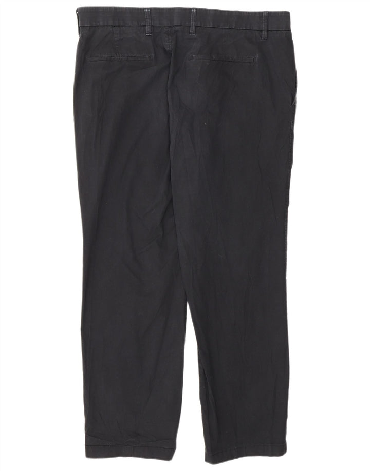 Marks & Spencer Mens Autograph Regular Fit Chino Trousers W38 L29 Navy Blue