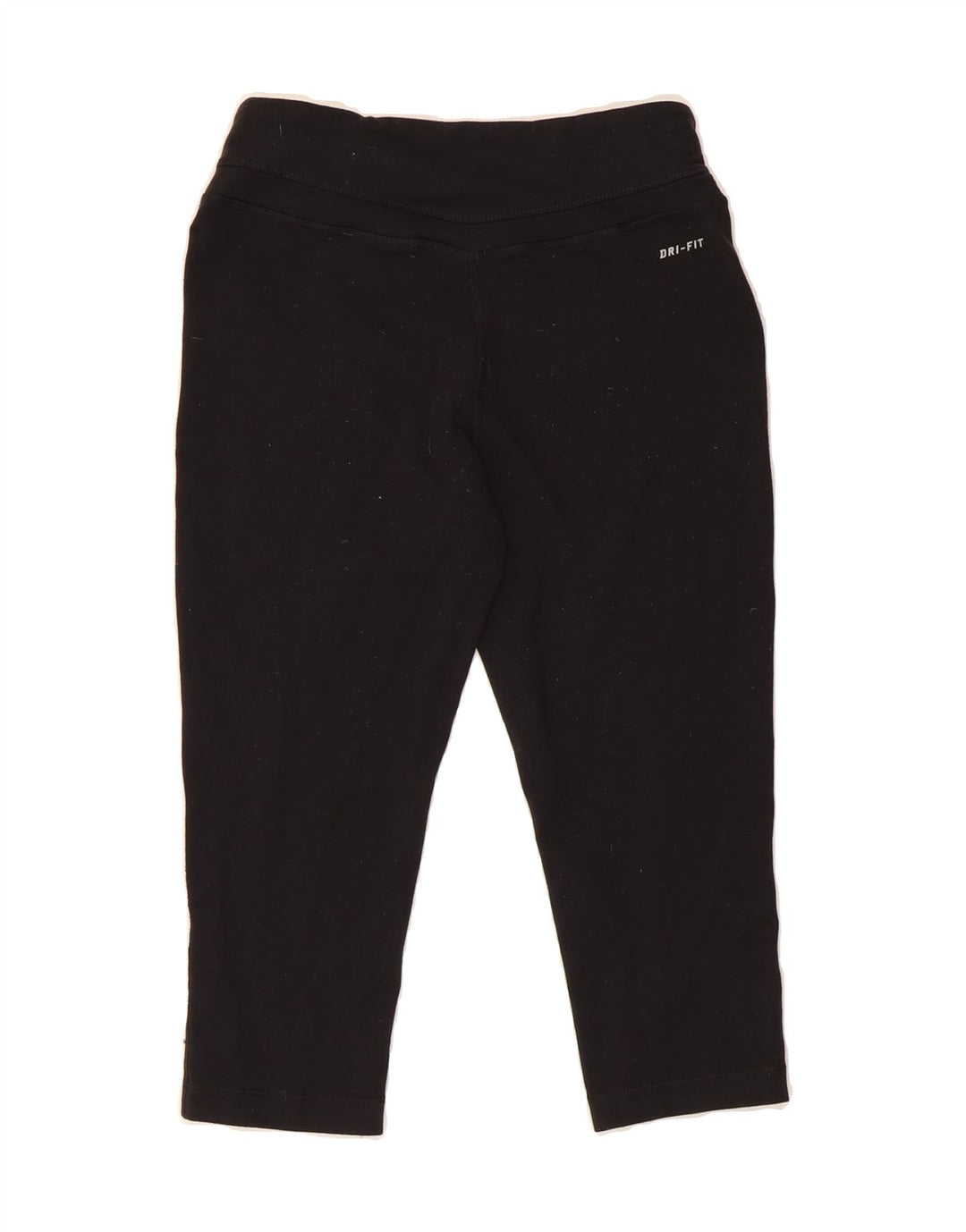 NIKE Womens Dri Fit Capri Leggings UK 12 Medium  Black Nylon Vintage Nike and Second-Hand Nike from Messina Hembry 