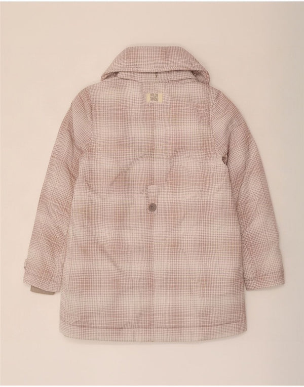 Billabong Womens Polstret Frakke UK 12 Medium Flerfarvet Houndstooth