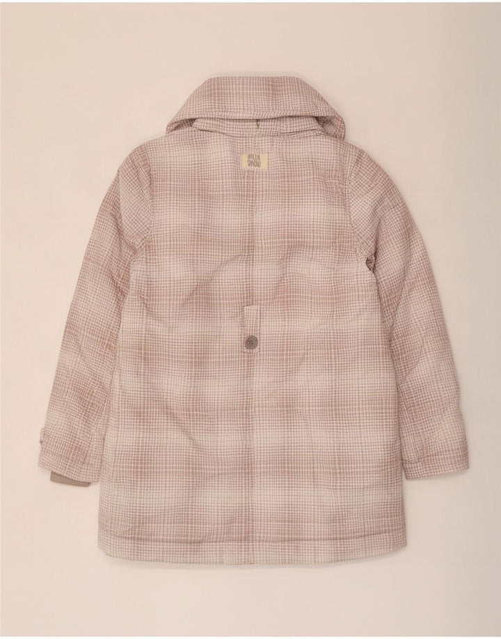 Billabong Womens Polstret Frakke UK 12 Medium Flerfarvet Houndstooth