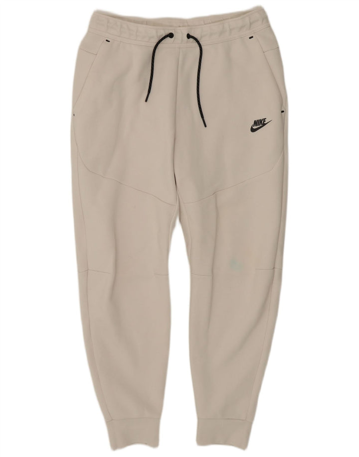 Pantaloni de trening pentru bărbați Nike Pantaloni de jogging Bumbac alb mediu
