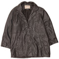 Mary Anne Veste en cuir pour femme UK 18 XL Noir