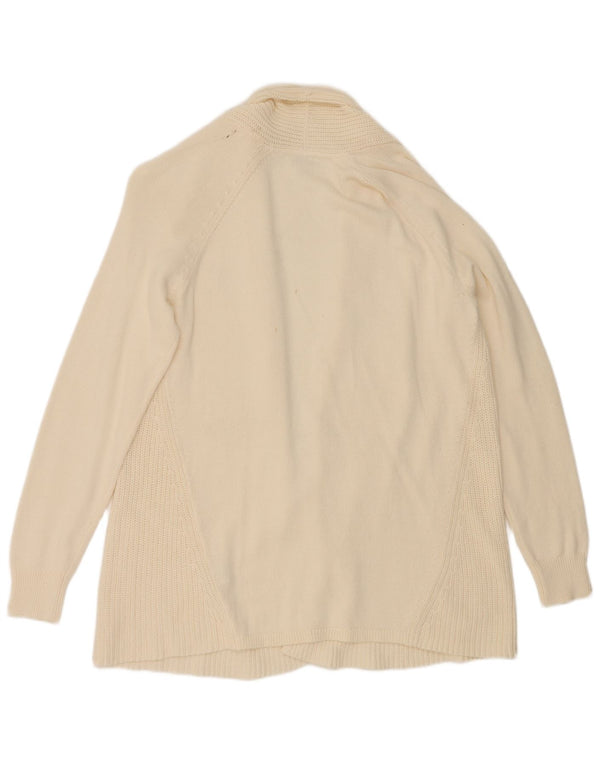 L.L.Bean ženski otvoreni kardigan pulover UK 18 XL sivobijeli pamuk