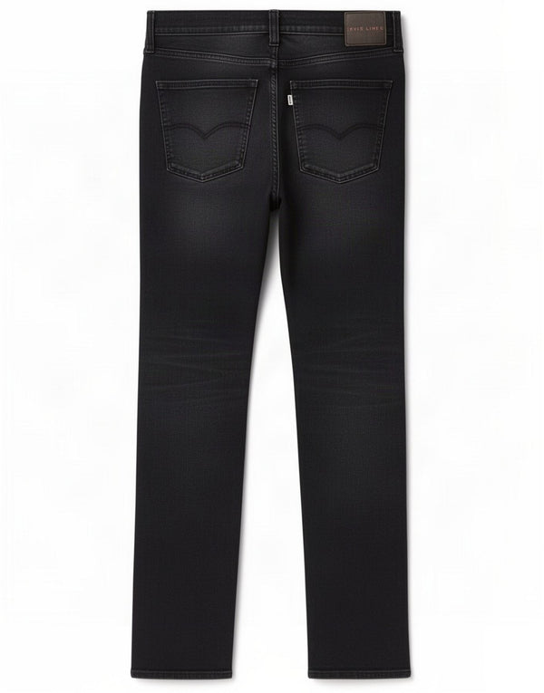 Levi's Mens Line 8 Slim Jeans W32 L34 Black Cotton