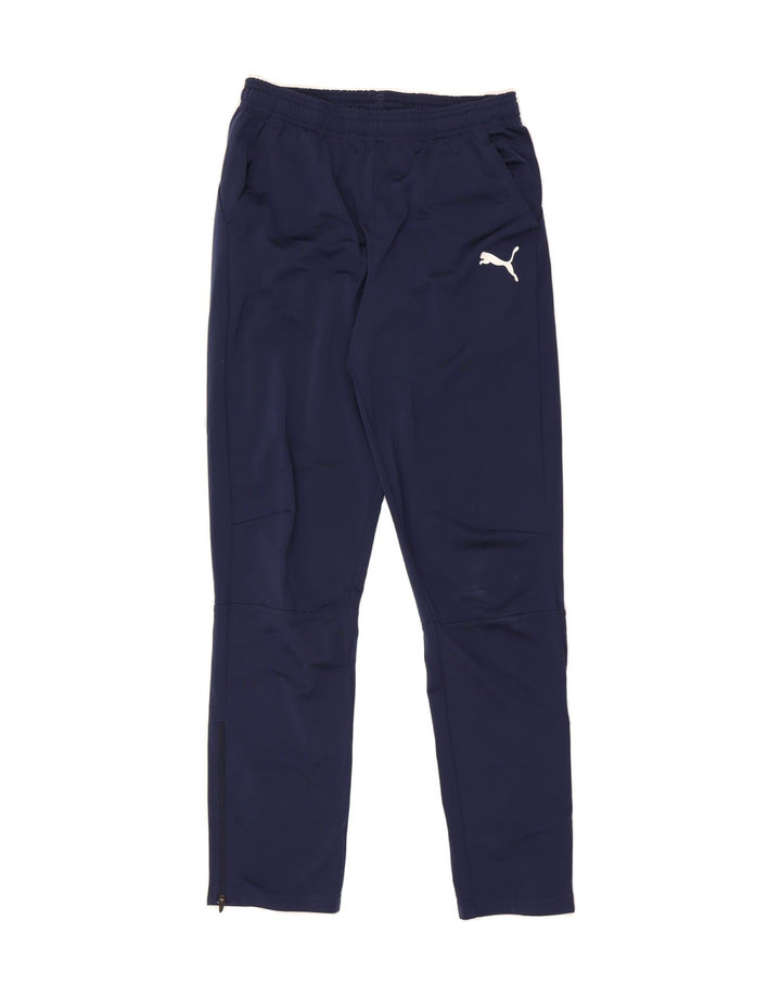 PUMA Boys Tracksuit Trousers 15-16 Years  Navy Blue Vintage Puma and Second-Hand Puma from Messina Hembry 