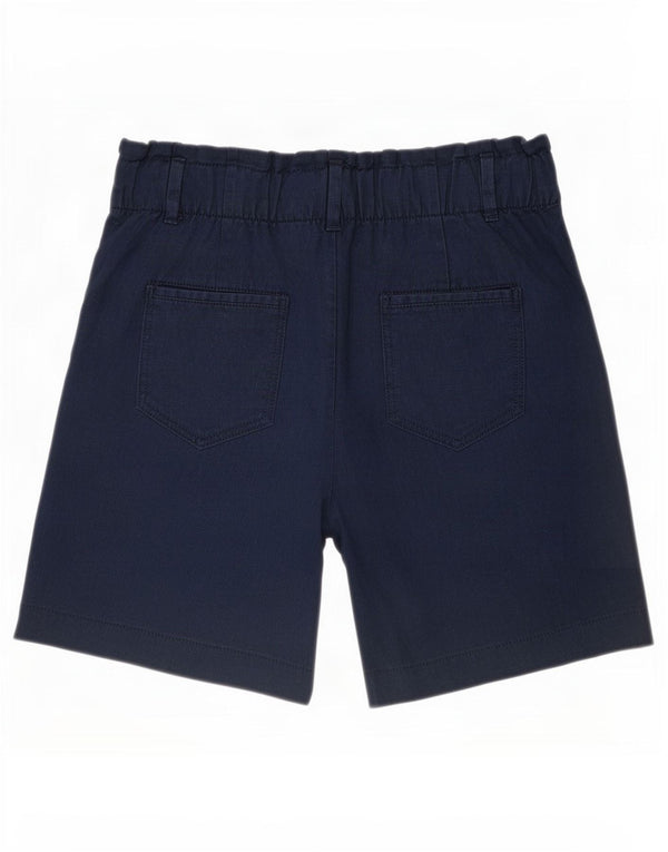 Marks & Spencer Chino Shorts til kvinder UK 16 Large W32 Navy Blue Linen