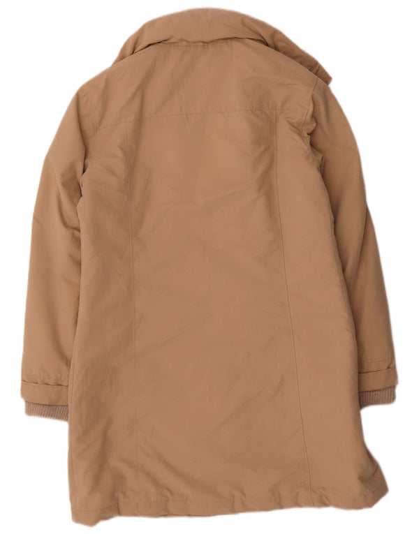 Trussardi Jeans Womens Padded Coat IT 42 Medium Beige