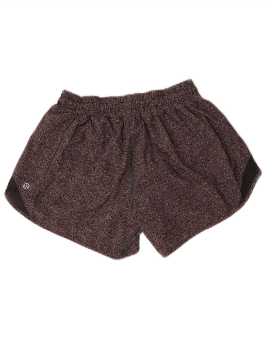 Damskie spodenki sportowe LULULEMON US 6, poliester w kolorze średnioszarym