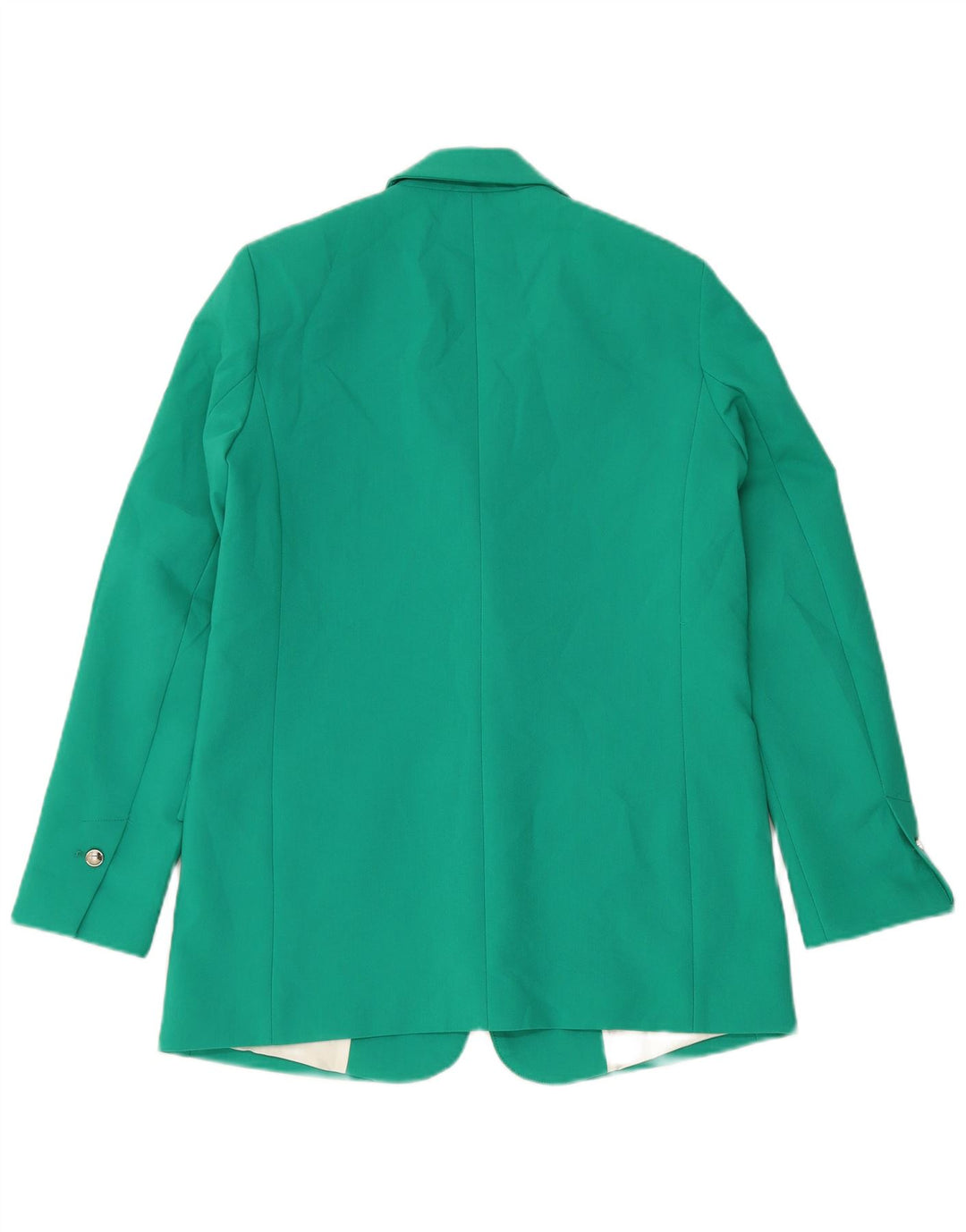 Zara Womens 1 Button Blazer Jacket UK 10 Small Green
