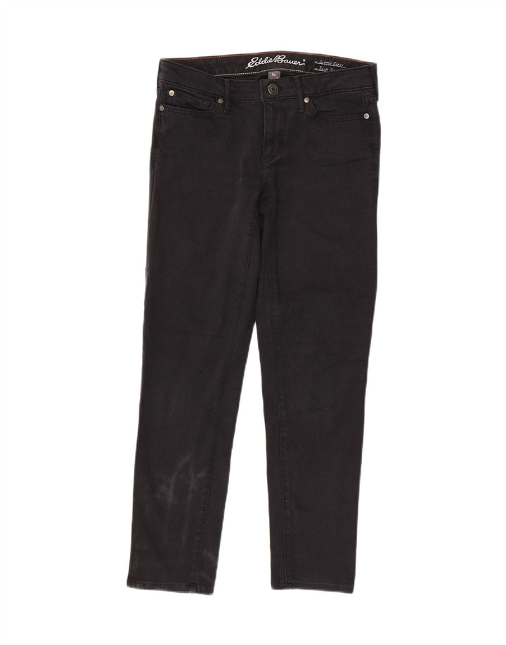 EDDIE BAUER Womens Slightly Curvy Slim Jeans US 4 Small W30 L28 Black Vintage Eddie Bauer and Second-Hand Eddie Bauer from Messina Hembry 
