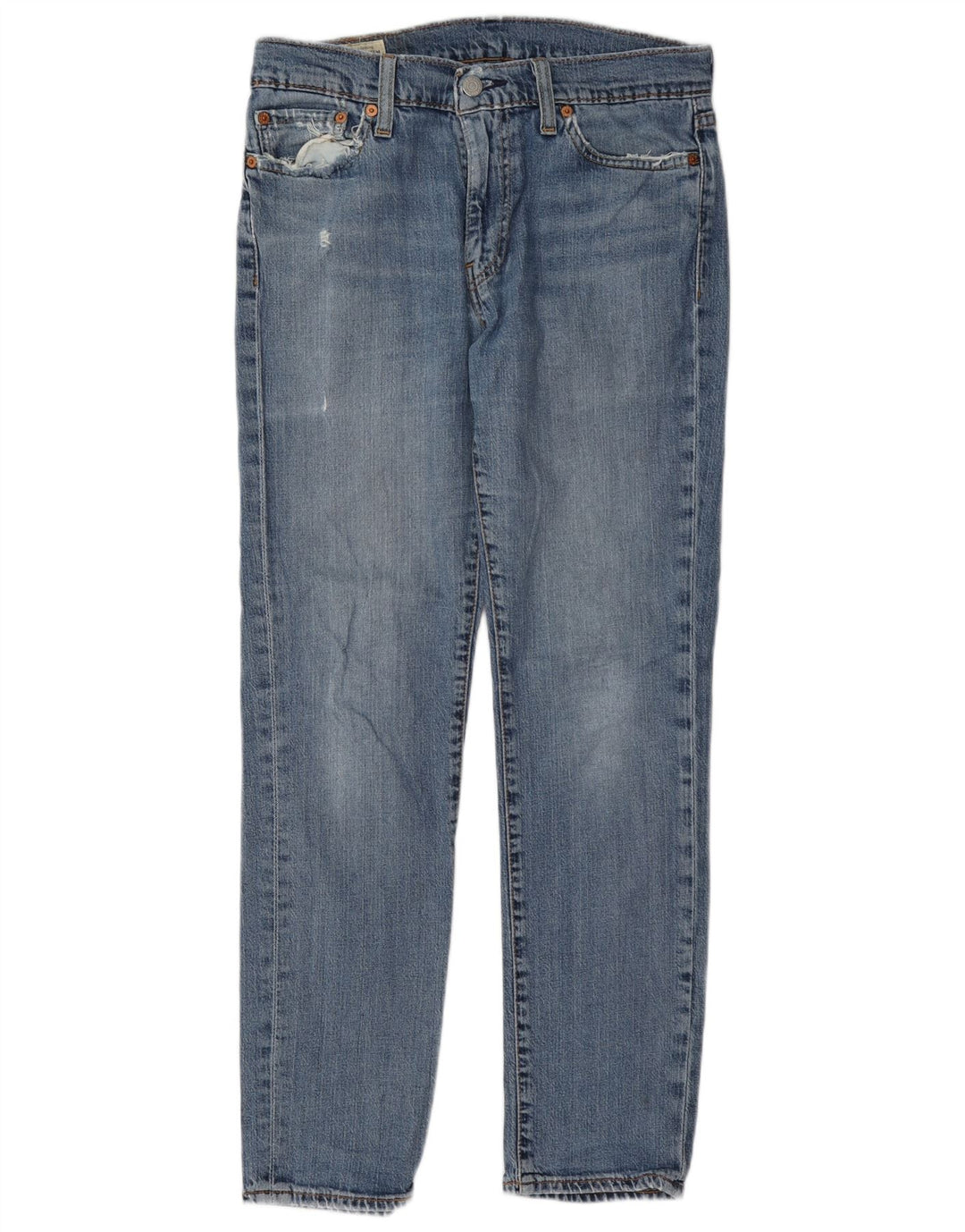Levi's Womens 511 Tapered Slim Jeans W30 L30 Blue Cotton