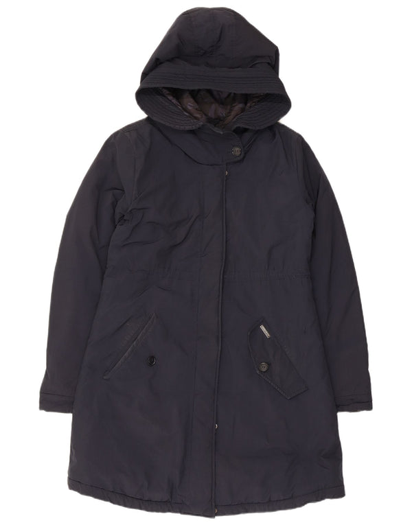 Woolrich Abrigo Acolchado Con Capucha Niña 13-14 Años Azul Marino