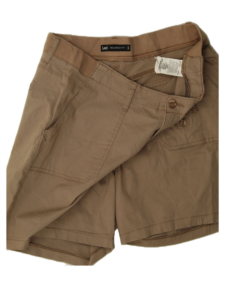 LEE Womens Shorts US 14 XL W36 Beige Cotton Vintage Lee and Second-Hand Lee from Messina Hembry 