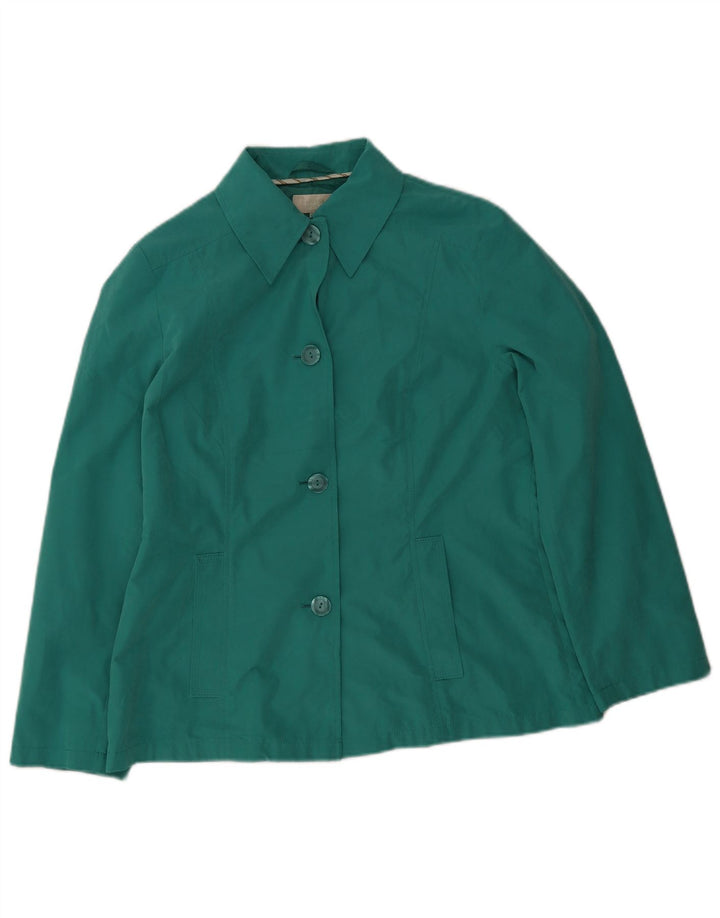 Marks & Spencer Damen Bomberjacke UK 14 Mittelgrünes Polyester