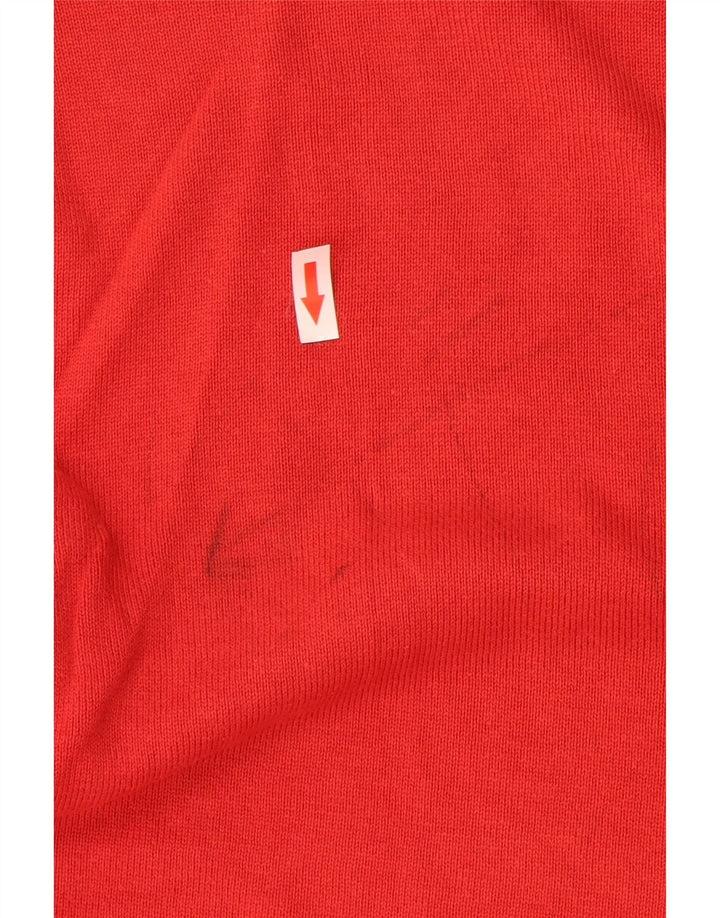 Kappa Mens Crew Neck Jumper Sweater Large Red Cotton