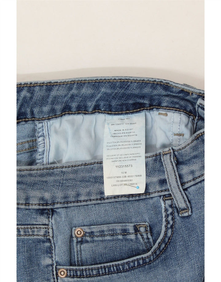 LEE Womens Regular Fit Mid Rise Capri Jeans US 10 Large W32 L22 Blue Vintage Lee and Second-Hand Lee from Messina Hembry 