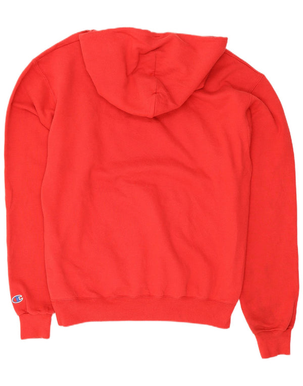 Pulover pentru bărbați Champion Wisconsin Graphic Hoodie, bumbac roșu mediu