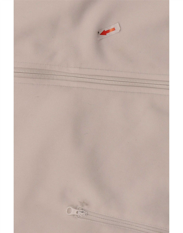 Nike Mens Graphic Tracksuit Top Jacket Medium White Colourblock Polyester