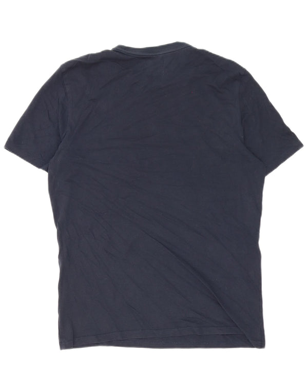T-shirt da uomo Calvin Klein Top Small in cotone blu navy