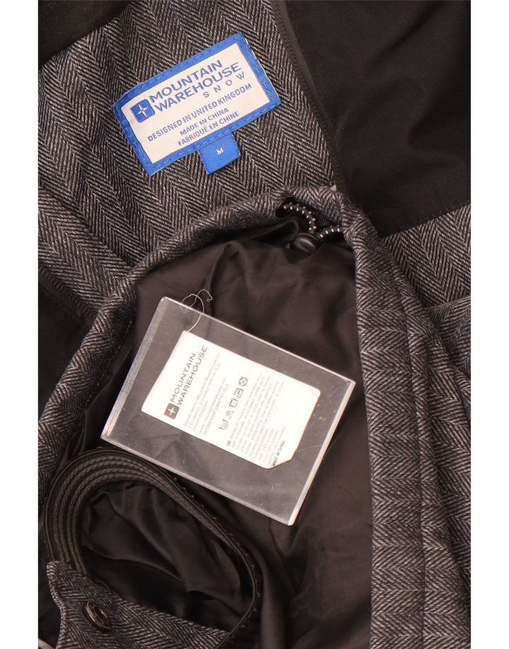 Mountain Warehouse Mens Windbreaker Jacket UK 38 Medium Grey Colourblock