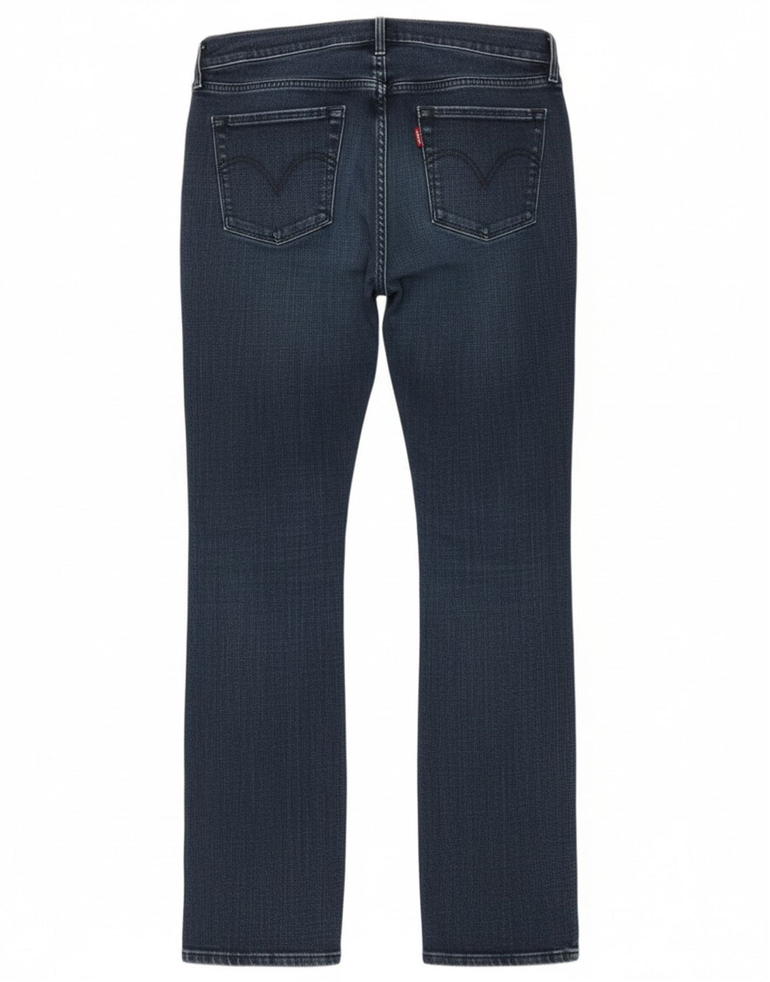 Levi's Dame 505 Straight Jeans W31 L32 Marineblå Bomuld