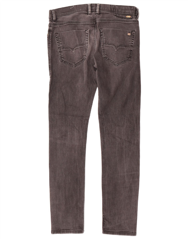 Diesel Mens Tepphar Slim Jeans W30 L31 Grey Cotton
