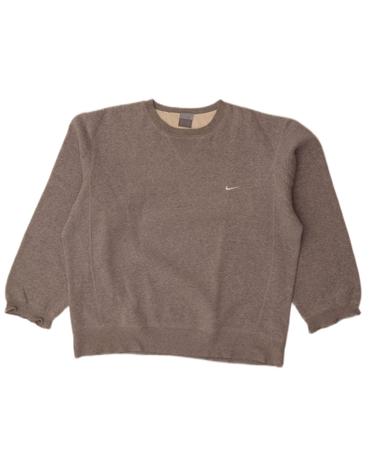 Felpa da uomo Nike Felpa UK 42/44 Large Grey Flecked