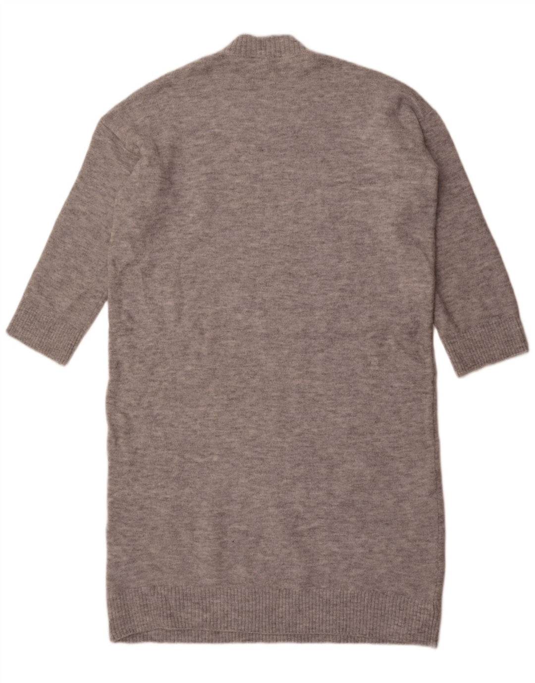 Marks & Spencer Womens Oversized Jumper Dress UK 16 Large Grey Acrylic