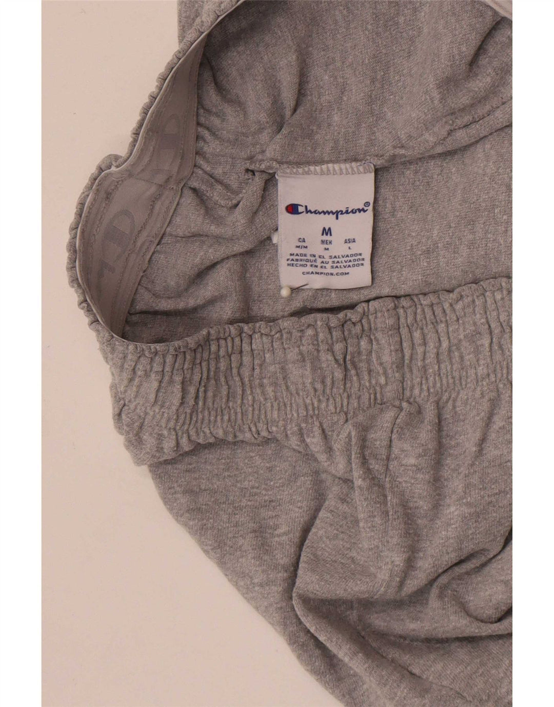 Champion Womens Sport Shorts UK 14 Medium Grey Cotton