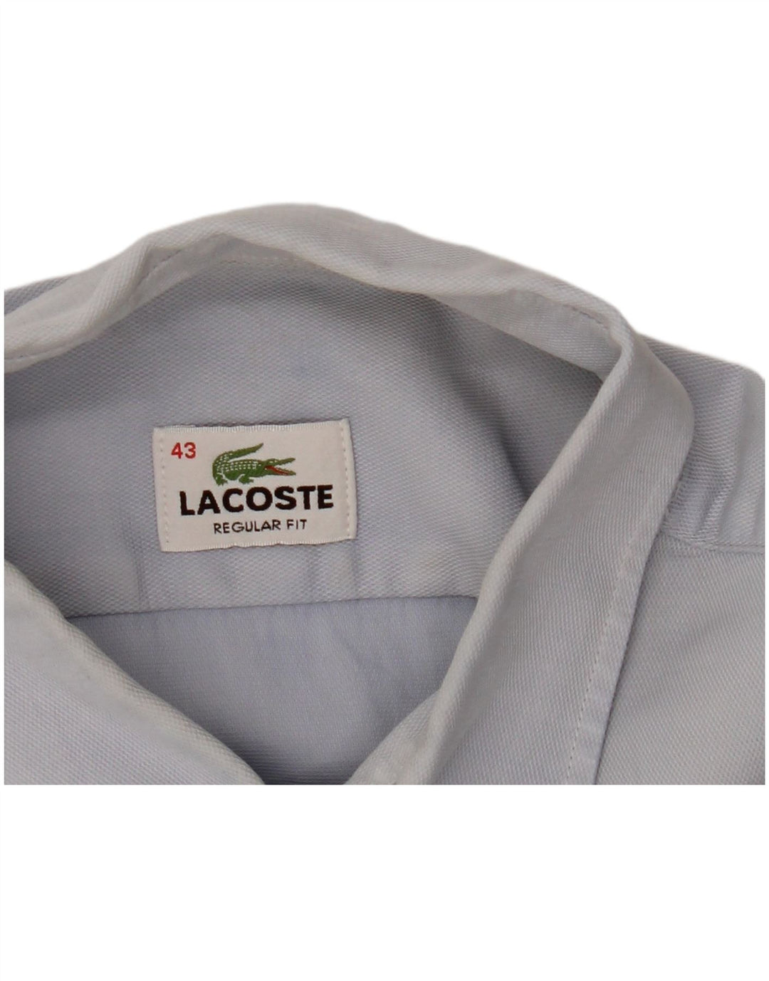 Lacoste kortærmet herre poloshirt med normal pasform størrelse 43 Large Blue