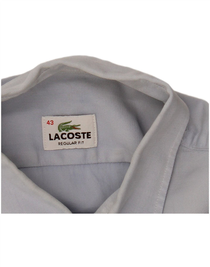 Lacoste kortærmet herre poloshirt med normal pasform størrelse 43 Large Blue