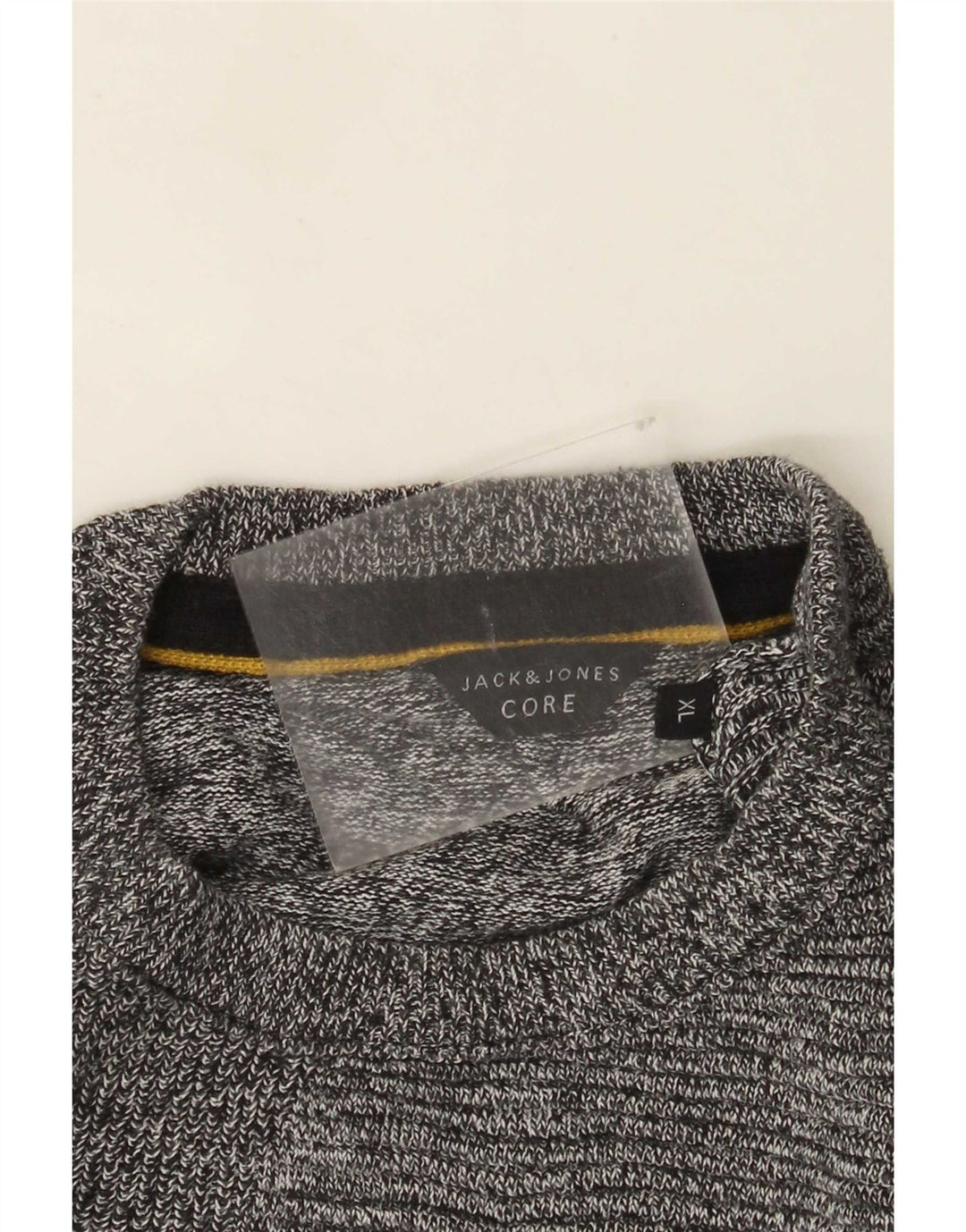 Jack & Jones Mens Crew Neck Jumper Sweater XL Grey Flecked