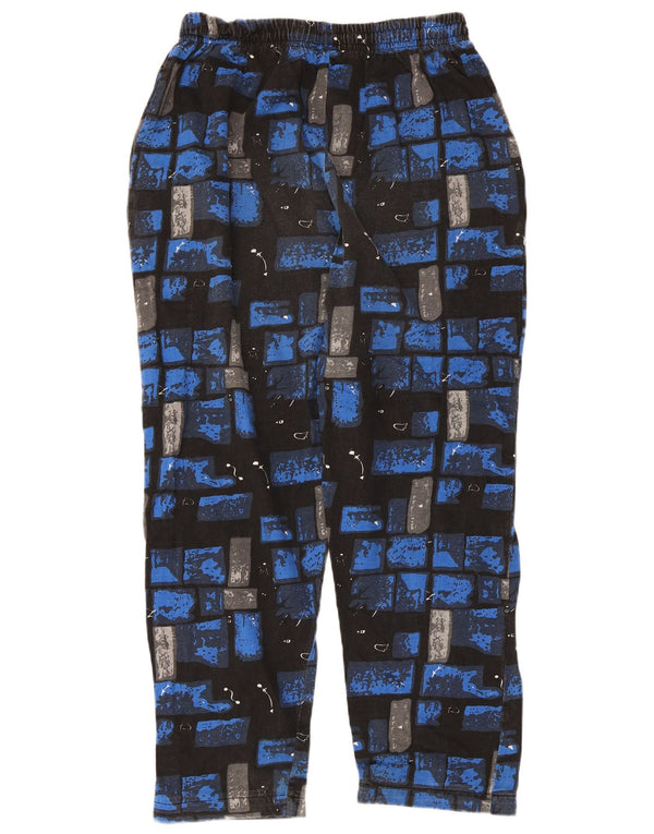 Męskie spodnie dresowe John Baner UK 44/46 XL, niebieska, patchworkowa bawełna